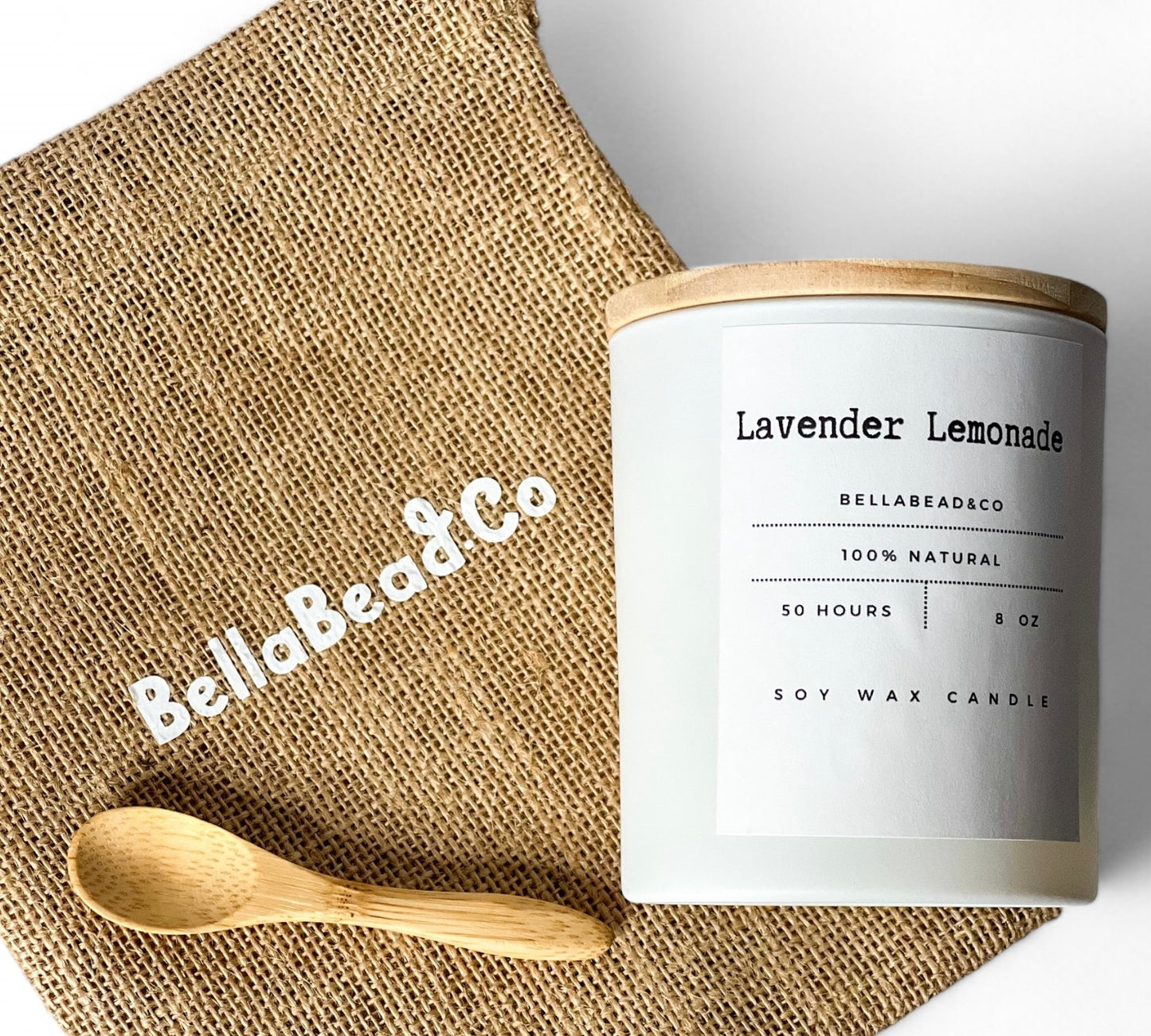 Lavender Lemonade Candle – Refreshing Herbal Citrus Blend Soy Wax 12oz Candle- Relaxing Aromatherapy Candle