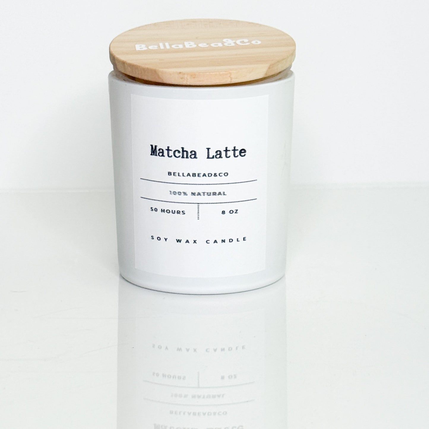 Matcha Latte Candle | Creamy Green Tea Blend | Cozy Café Candle| 12oz Soy Wax Candle