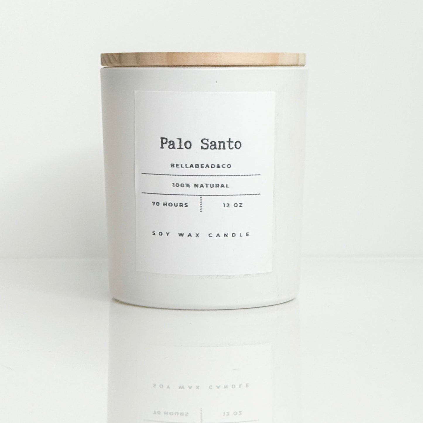 Palo Santo Candle | Cleansing Woodsy Scent | Spiritual Healing Candle| 12oz Soy Wax Candle