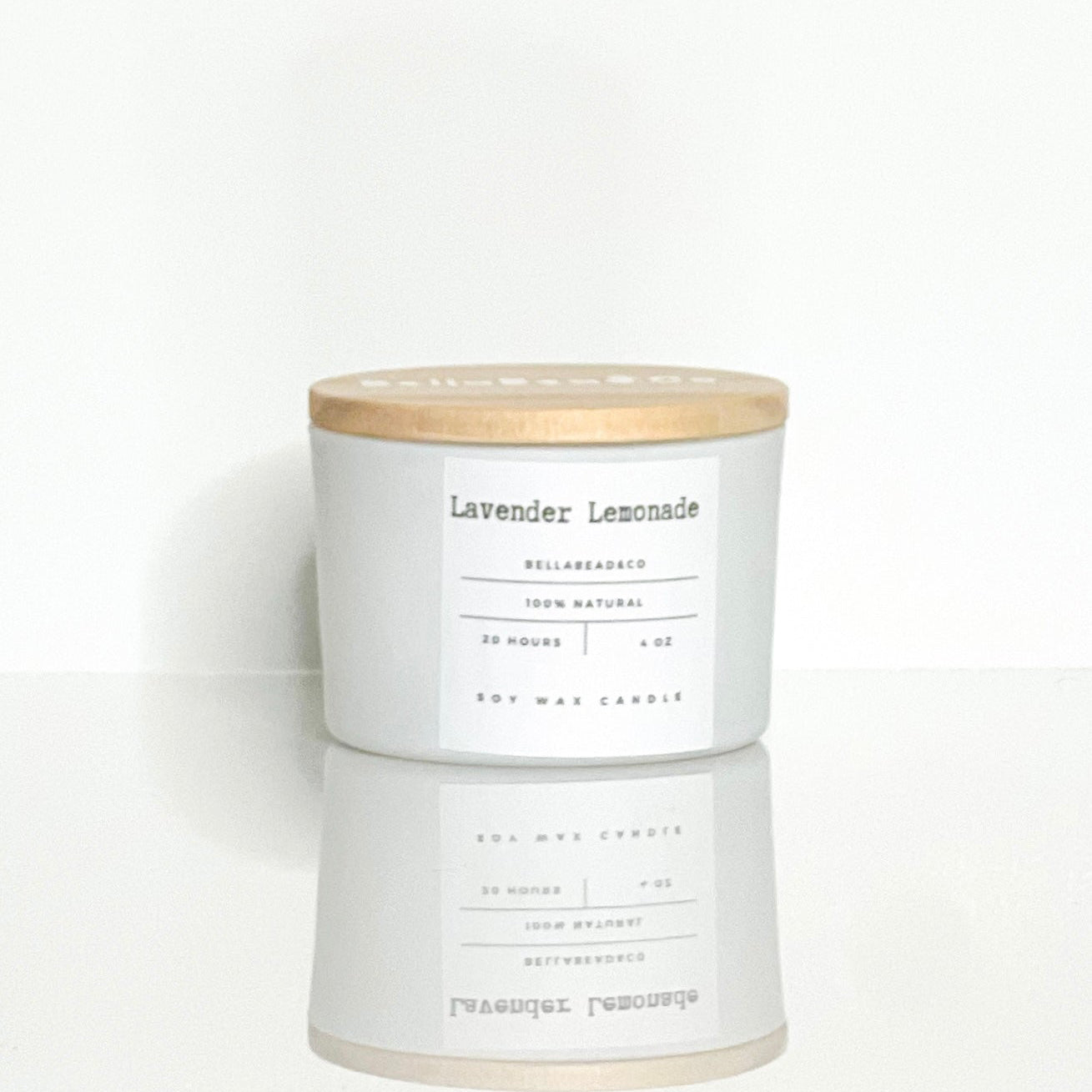 Lavender Lemonade Candle – Refreshing Herbal Citrus Blend Soy Wax 4oz Candle- Relaxing Aromatherapy Candle