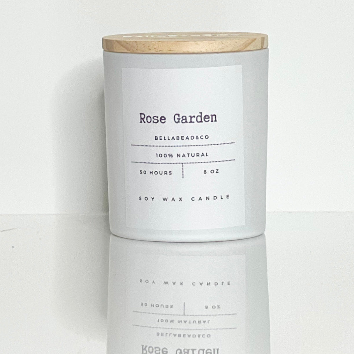 Rose Garden Candle | Fresh Floral Soy Candle | Romantic Home Fragrance |8oz Candle