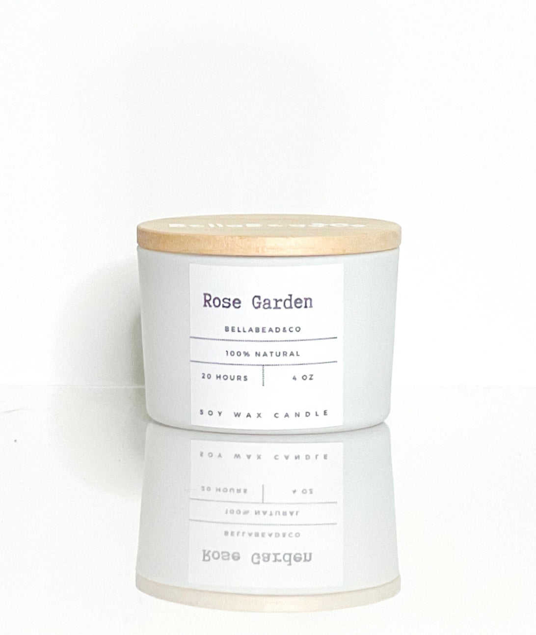 Rose Garden Candle | Fresh Floral Soy Candle | Romantic Home Fragrance |4oz Candle
