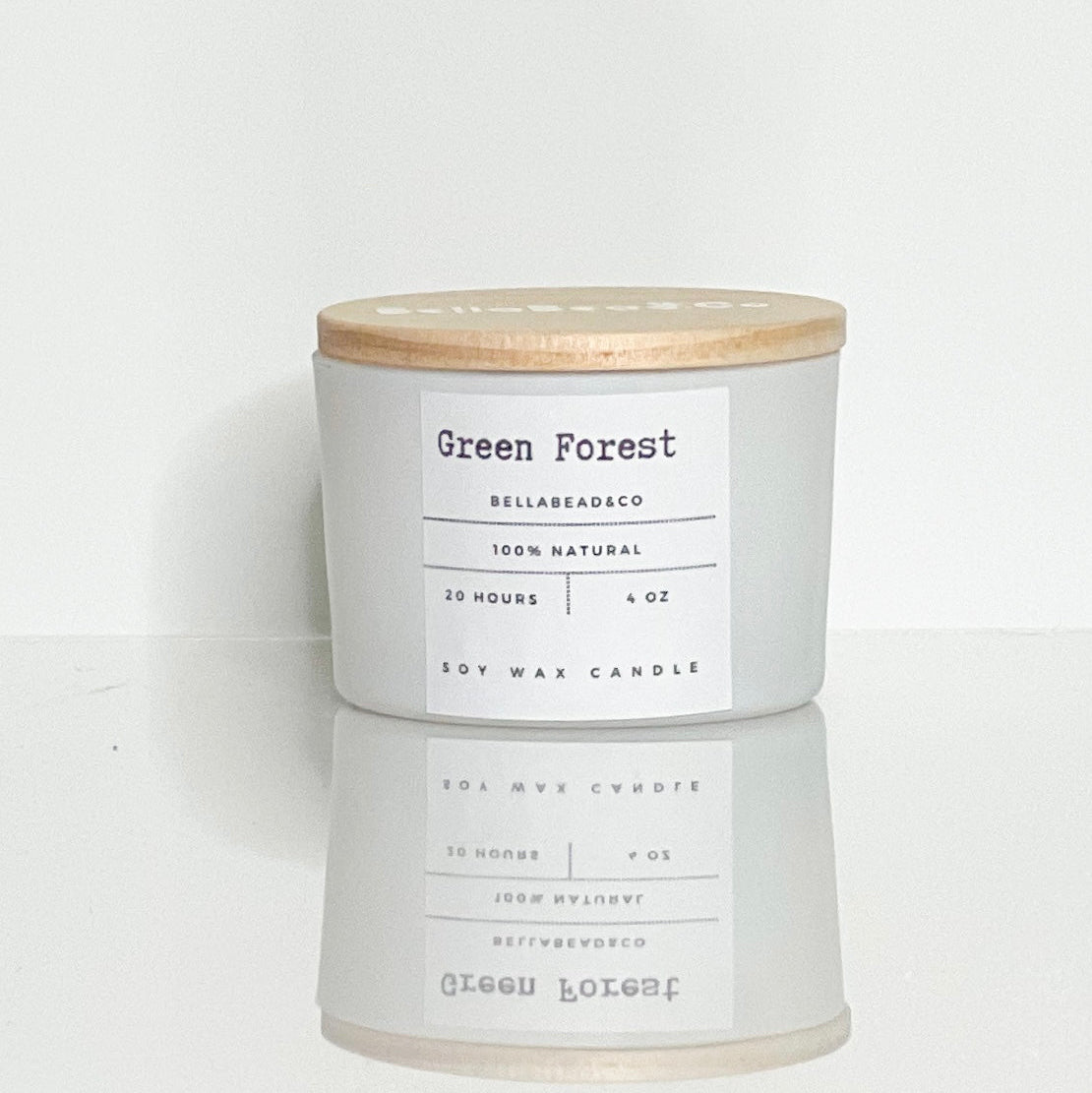 Green Forest Candle | Woodsy Pine & Cedar Blend | Nature Inspired Candle | 4oz Candle