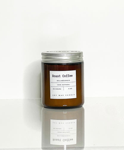 Roast Coffee 8oz Soy Wax Candle