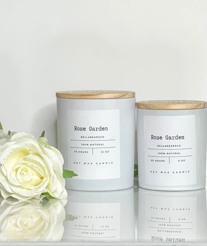 Rose Garden 12oz Soy Wax Candle