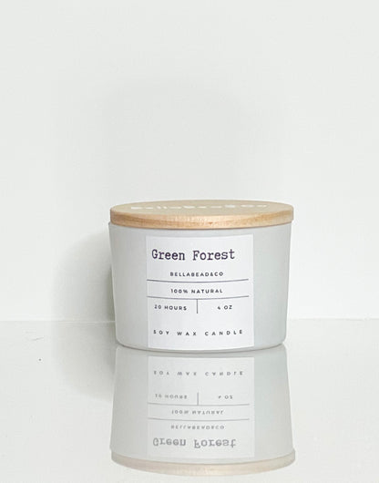 Green Forrest 4oz Soy Wax Candle